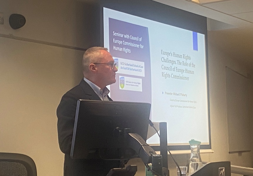 Seminar with Council of Europe Commissioner for Human Rights